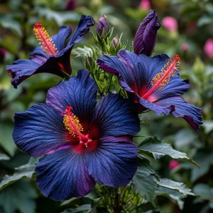 Гибискус Саншайн Кисс купить по цене от 450р. в интернет-магазине «Посадика» с доставкой почтой в в Туапсее и по всей России – [изображение №1].