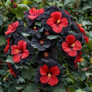 Гибискус Шиммеринг купить по цене от 720р. в интернет-магазине «Посадика» с доставкой почтой в в Туапсее и по всей России – [изображение №1].