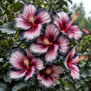 Гибискус садовый Самер Бридж купить по цене от 306р. в интернет-магазине «Посадика» с доставкой почтой в в Туапсее и по всей России – [изображение №1].