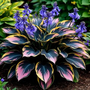 Хоста Пайн Эхо купить по цене от 699р. в интернет-магазине «Посадика» с доставкой почтой в в Туапсее и по всей России – [изображение №1].